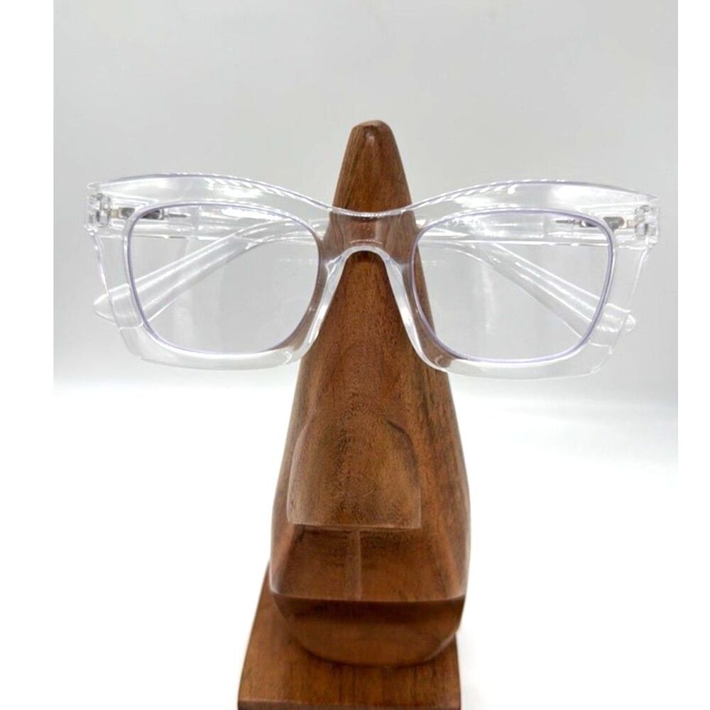 Reading Assist Glasses +2.50 Clear Oversize Frame Tortoise Shell Arms Unisex